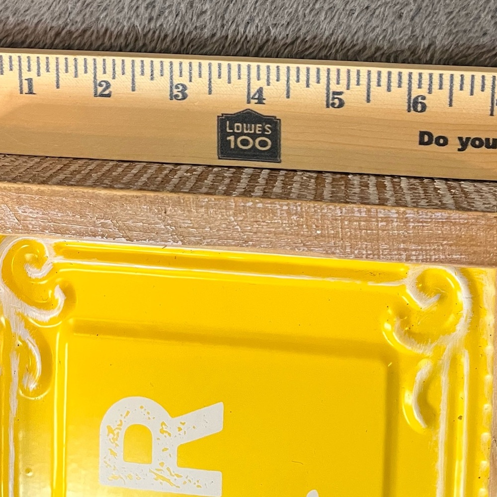 The Spring Shop Bright Yellow Decorative Sign - Picture 5 of 7